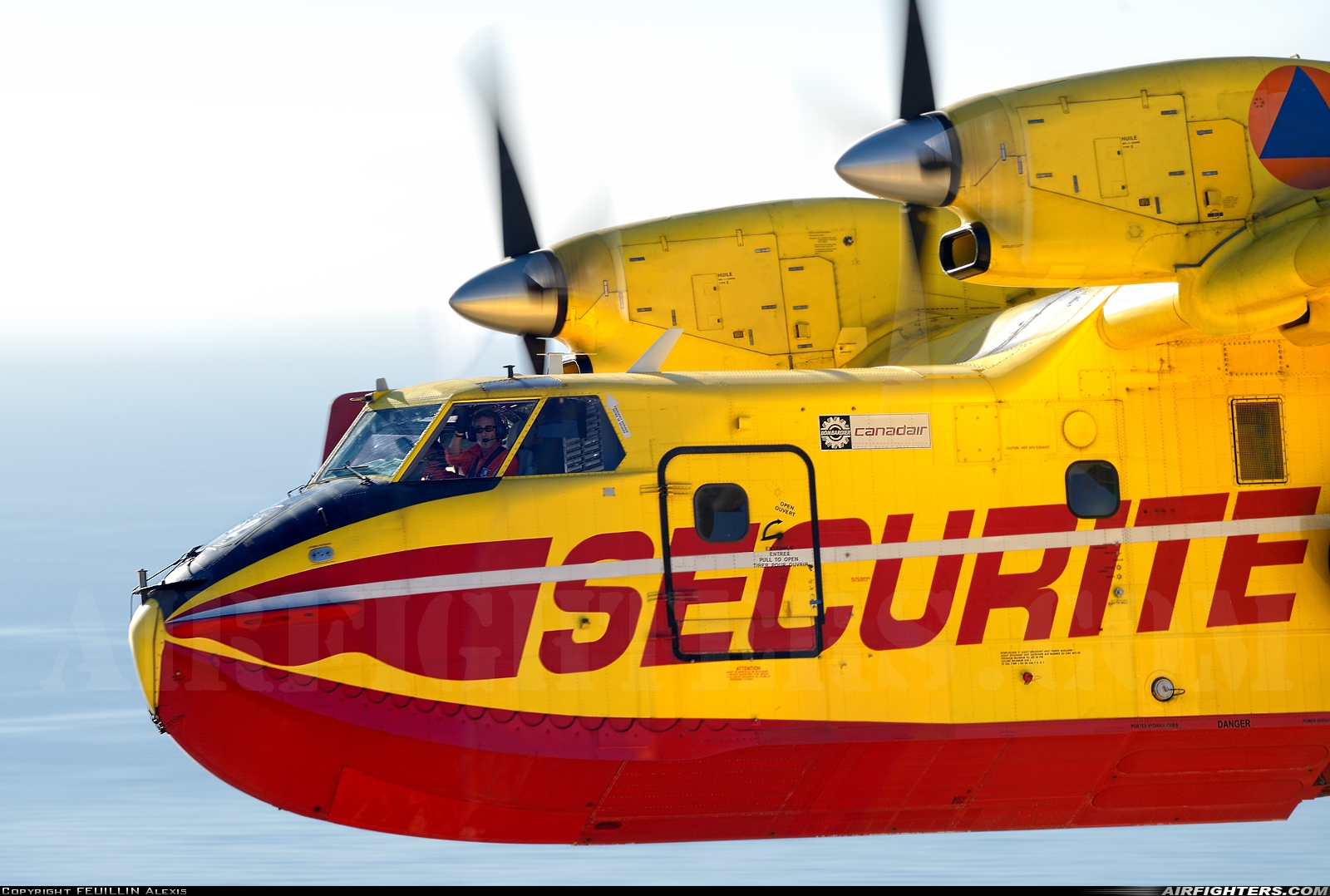 France - Securite Civile Canadair CL-415 F-ZBEU at Off-Airport - Marseille, France
