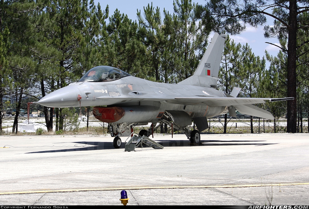 Portugal - Air Force General Dynamics F-16AM Fighting Falcon 15125 at Monte Real (BA5) (LPMR), Portugal