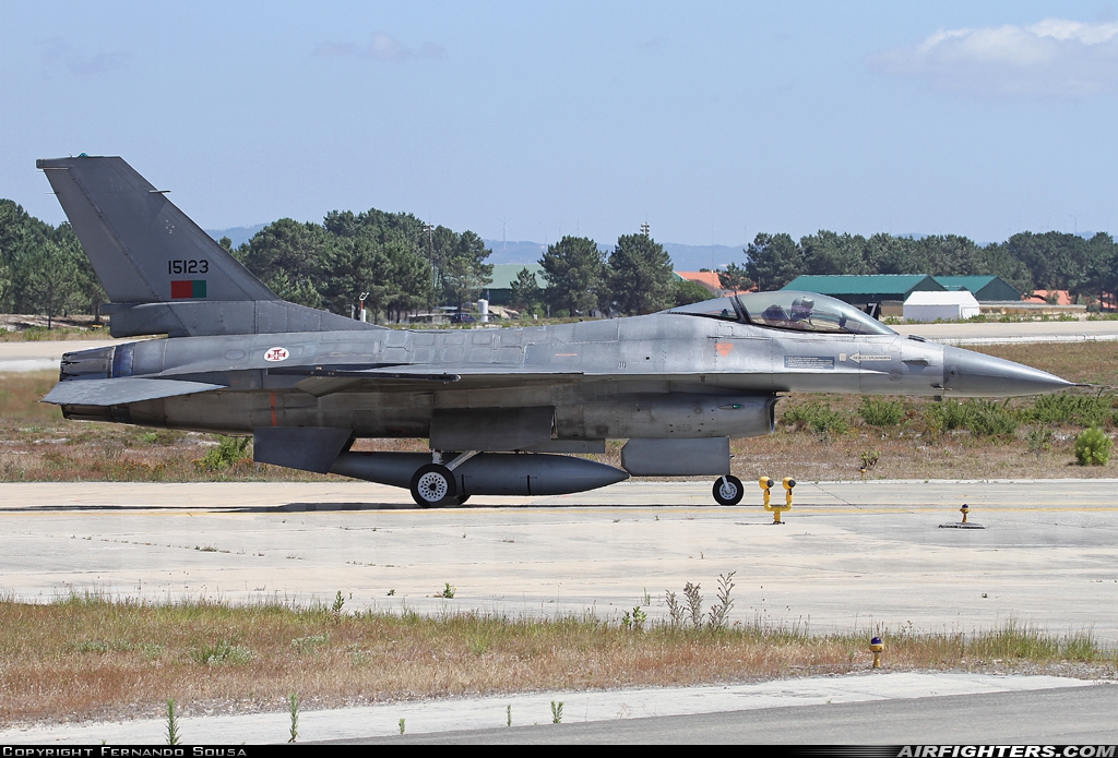 Portugal - Air Force General Dynamics F-16AM Fighting Falcon 15123 at Monte Real (BA5) (LPMR), Portugal