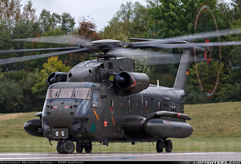 Germany - Army Sikorsky CH-53GS (S-65) 85+05 at Donauwörth (EDPR), Germany