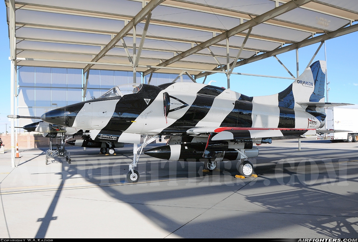 Company Owned - Draken International Douglas A-4L Skyhawk N207AT at Las Vegas - Nellis AFB (LSV / KLSV), USA