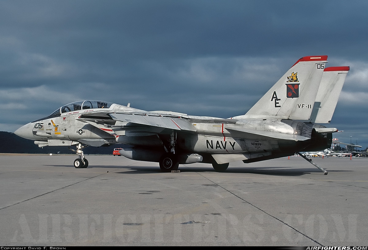 USA - Navy Grumman F-14A+ Tomcat 161859 at Harrisburg - Int / Middletown (MDT / KMDT), USA