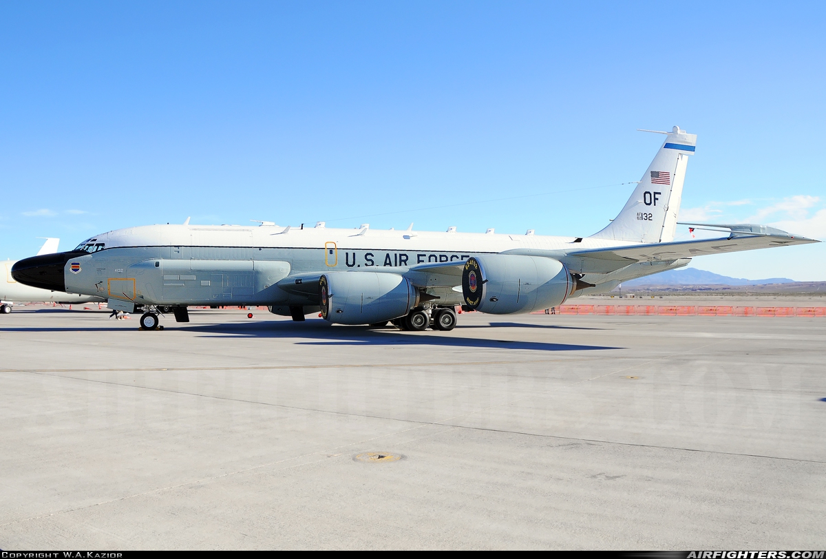 USA - Air Force Boeing RC-135W Rivet Joint (717-158) 62-4132 at Las Vegas - Nellis AFB (LSV / KLSV), USA