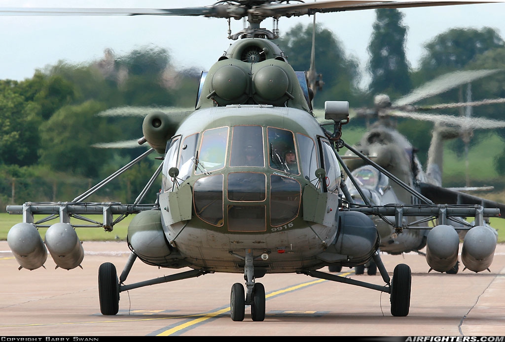 Czech Republic - Air Force Mil Mi-171Sh 9915 at Fairford (FFD / EGVA), UK