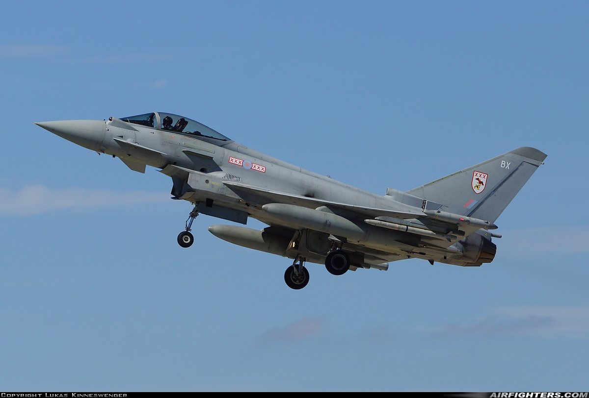 UK - Air Force Eurofighter Typhoon FGR4 ZJ928 at Coningsby (EGXC), UK