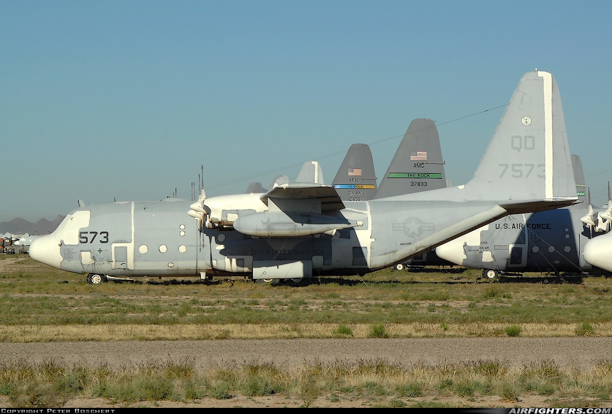 USA - Marines Lockheed KC-130F Hercules (L-282) 147573 at Tucson - Davis-Monthan AFB (DMA / KDMA), USA