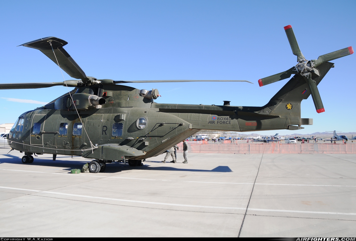 UK - Air Force AgustaWestland Merlin HC3 (Mk411) ZJ133 at Las Vegas - Nellis AFB (LSV / KLSV), USA