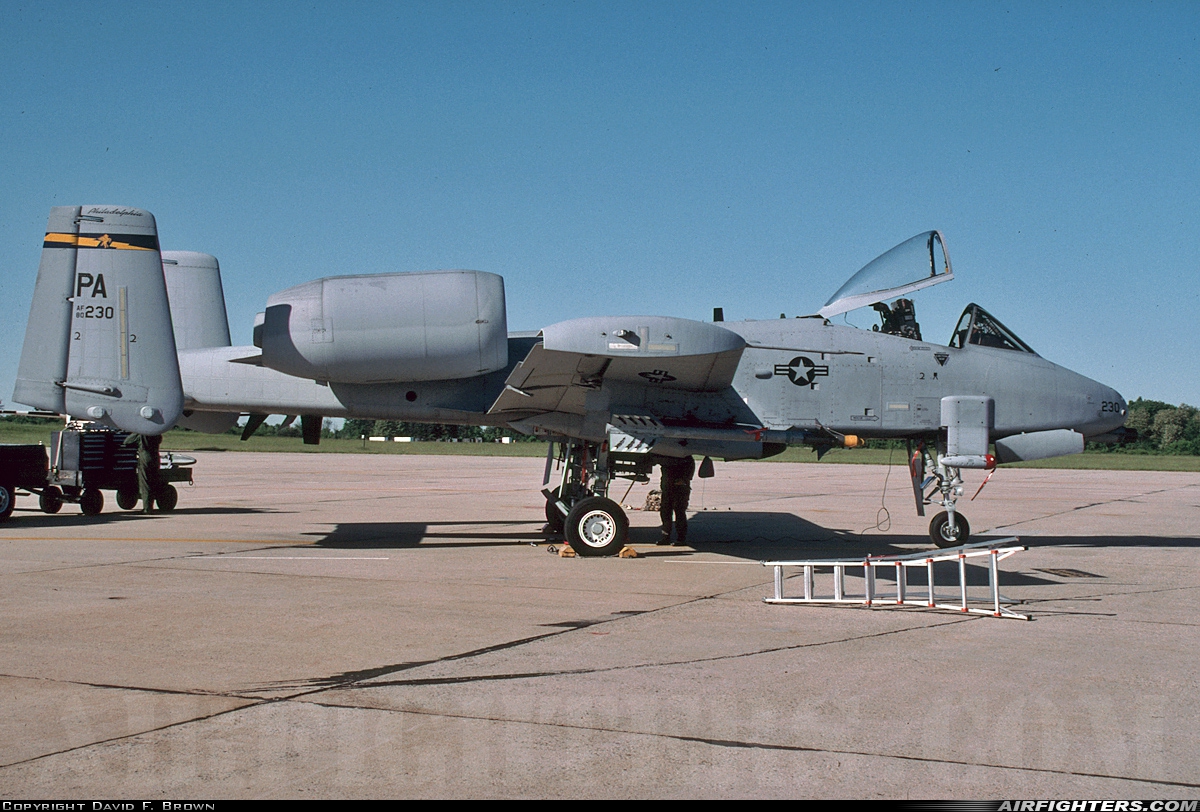 USA - Air Force Fairchild A-10A Thunderbolt II 80-0230 at Willow Grove - NAS / JRB (NXX / KNXX), USA