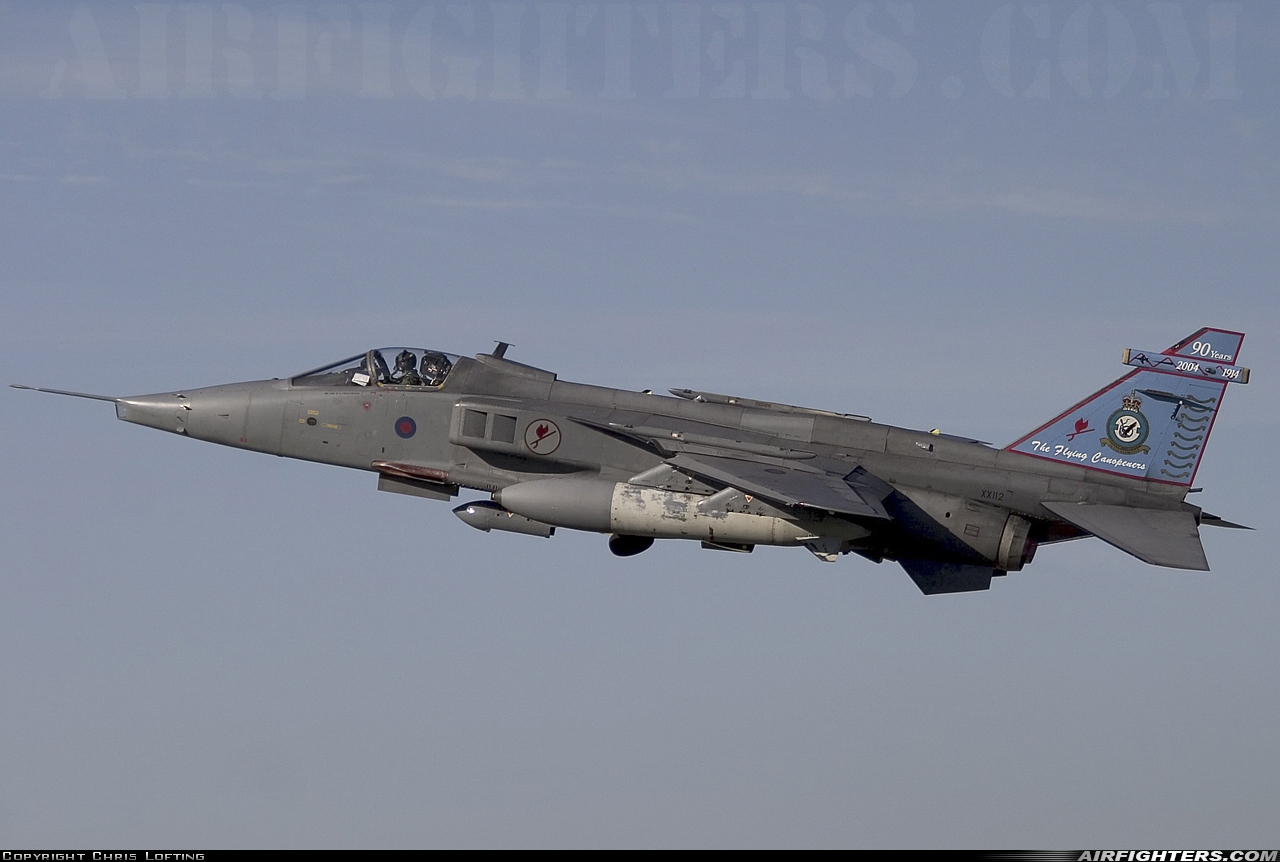 UK - Air Force Sepecat Jaguar GR3A XX112 at Coltishall (CLF / EGYC), UK