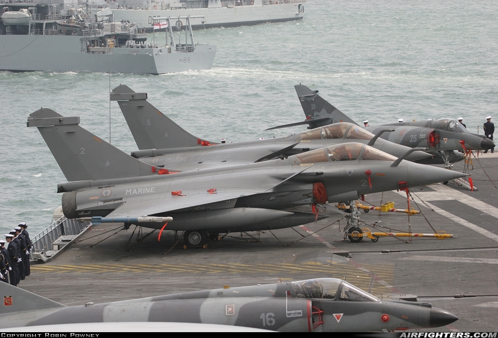 France - Navy Dassault Rafale M 2 at Off-Airport - Portsmouth, UK