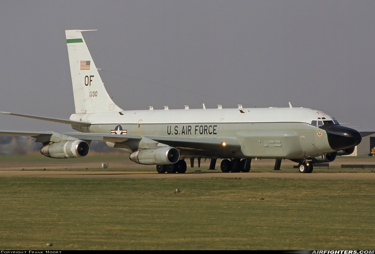 USA - Air Force Boeing RC-135W Rivet Joint (717-158) 62-4130 at Mildenhall (MHZ / GXH / EGUN), UK