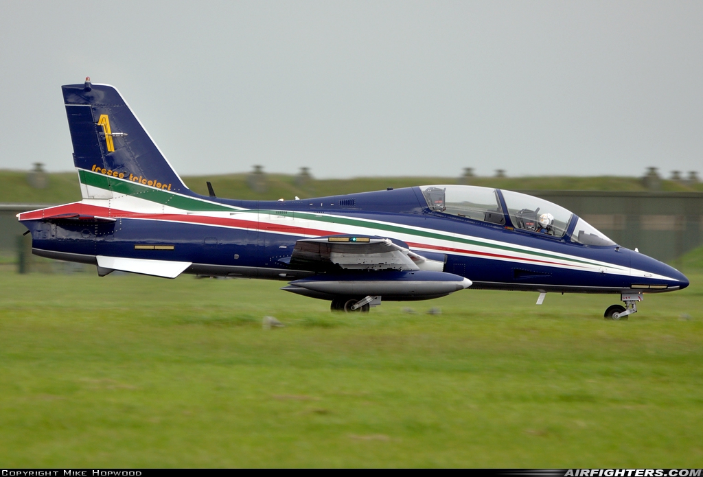 Italy - Air Force Aermacchi MB-339PAN MM54517 at Waddington (WTN / EGXW), UK