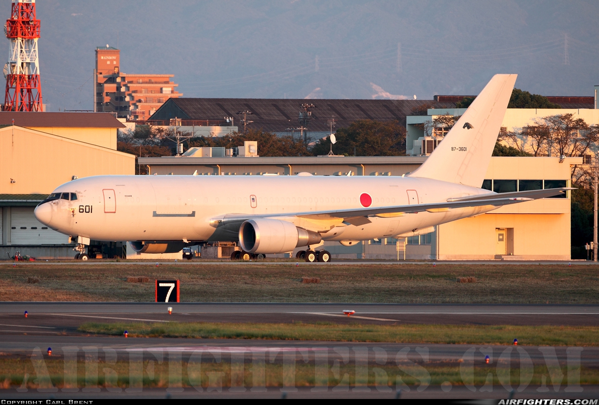 Japan - Air Force Boeing KC-767J (767-27C/ER) 87-3601 at Nagoya - Komaki (NKM / RJNA), Japan