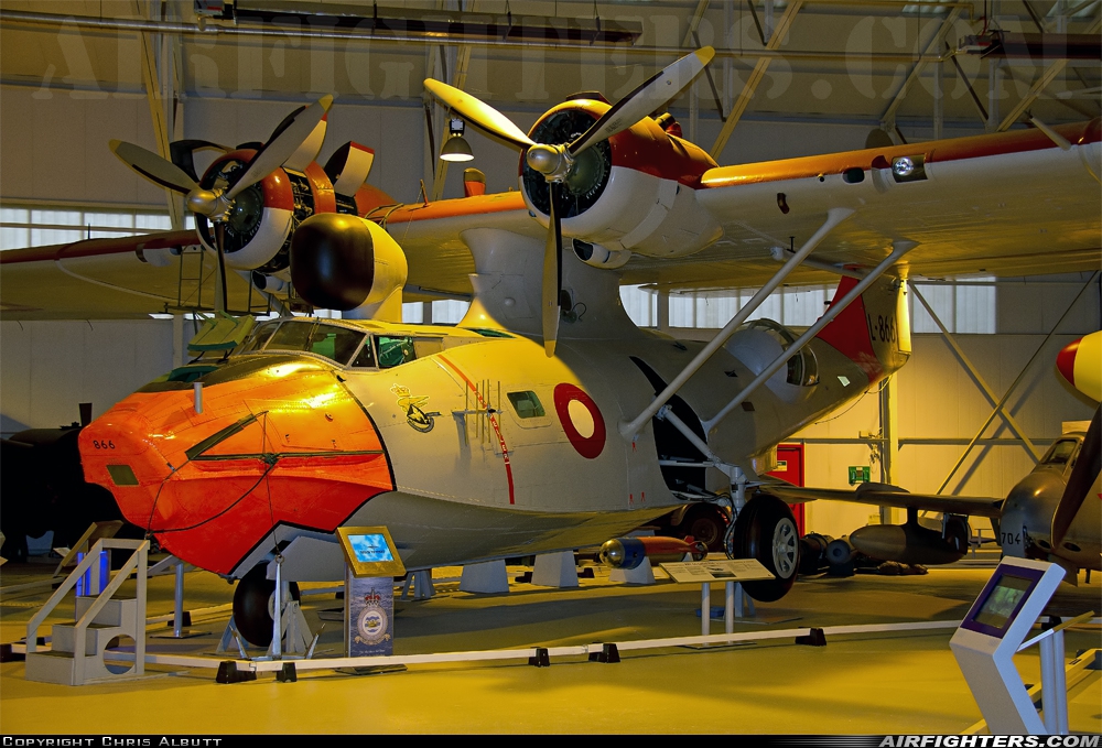 Denmark - Air Force Consolidated PBY-6A Catalina L-866 at Cosford (EGWC), UK
