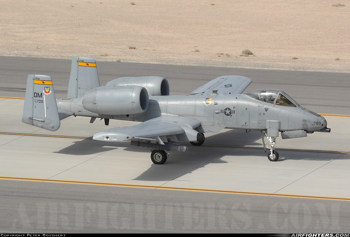 USA - Air Force Fairchild A-10C Thunderbolt II 78-0709 at Las Vegas - North Las Vegas (VGT), USA