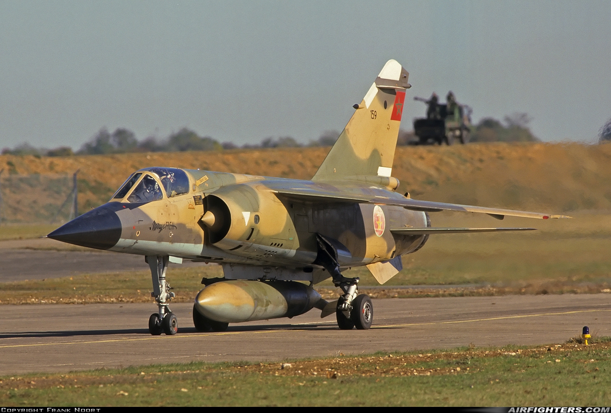 Morocco - Air Force Dassault Mirage F1EH 159 at Chateaudun (LFOC), France