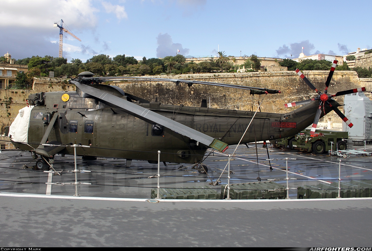 UK - Navy Westland Sea King HC4 ZG820 at Off-Airport - Valetta Grand Harbour, Malta