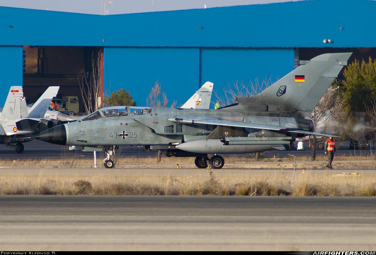 Germany - Air Force Panavia Tornado IDS 43+25 at Albacete (- Los Llanos) (LEAB), Spain