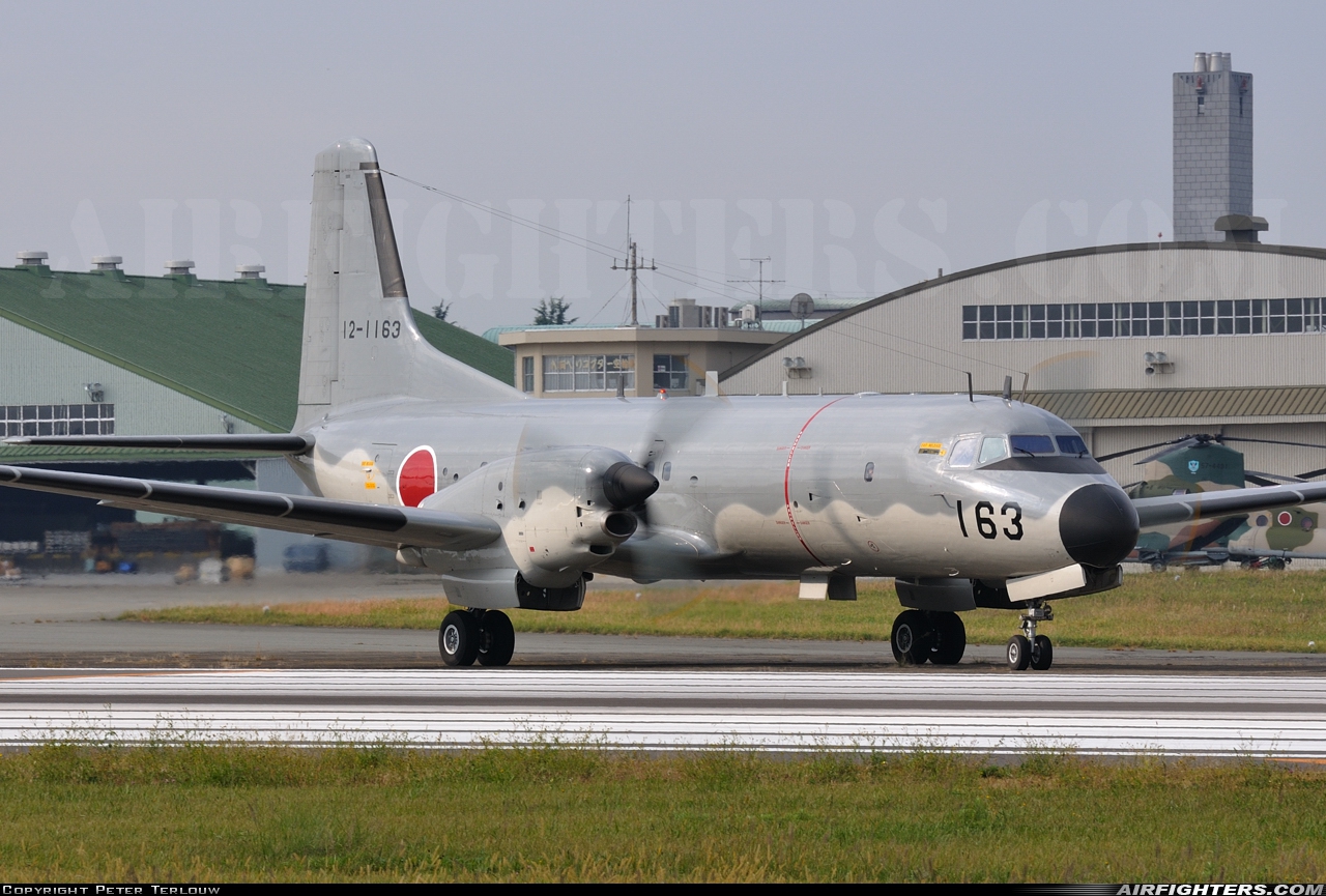Japan - Air Force NAMC YS-11EA 12-1163 at Iruma (RJTJ), Japan