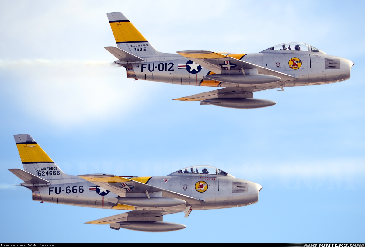 Private North American F-86F Sabre NX860AG at Las Vegas - Nellis AFB (LSV / KLSV), USA