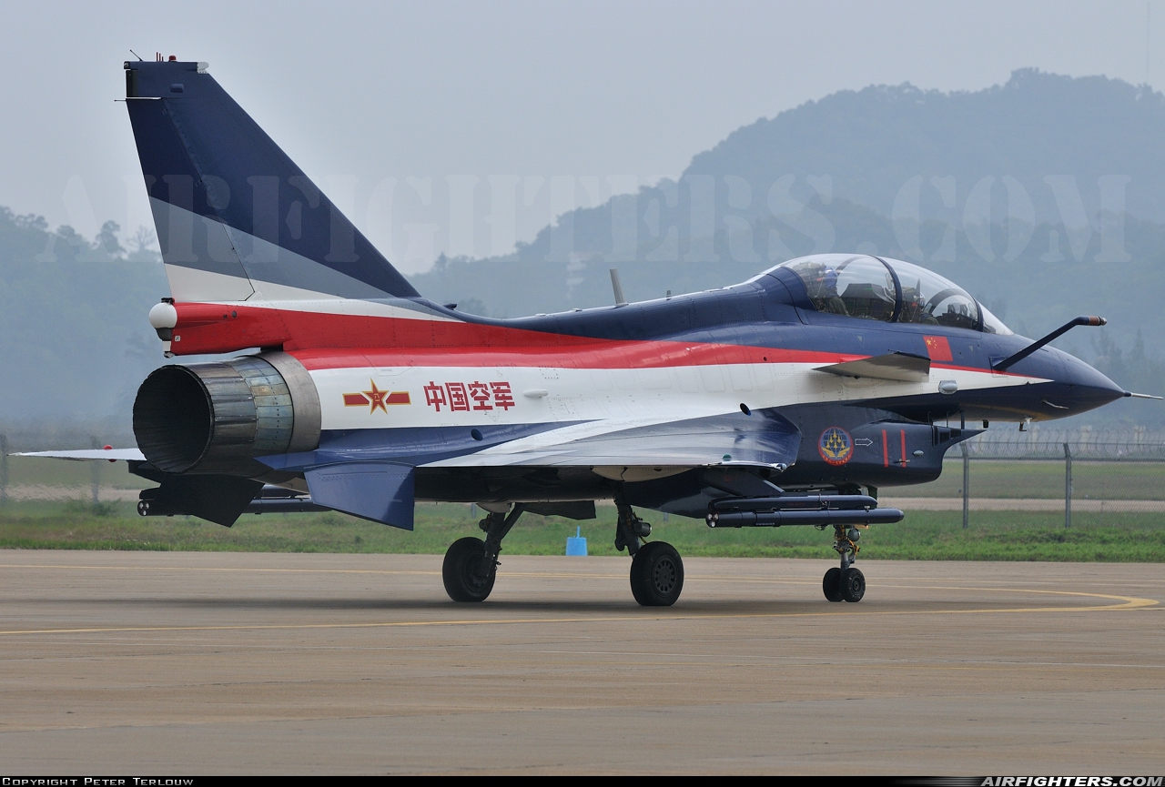 China - Air Force Chengdu J-10S 11 at Zhuhai - Sanzao (ZUH / ZGSD), China