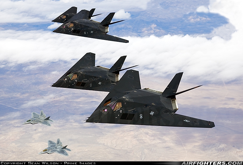 USA - Air Force Lockheed F-117A Nighthawk  at In Flight, USA