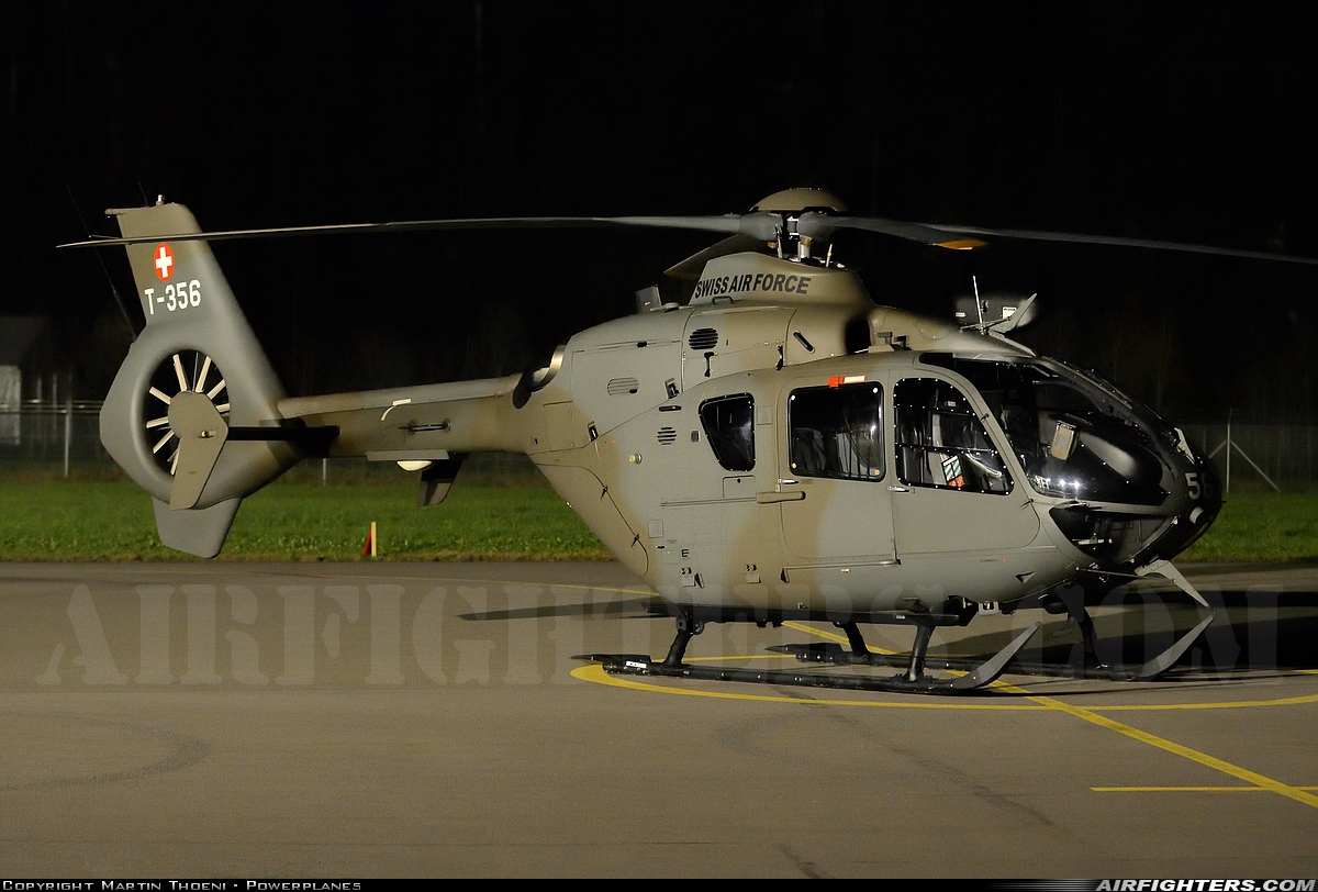 Switzerland - Air Force Eurocopter TH05 (EC-635P2+) T-356 at Alpnach (LSMA), Switzerland