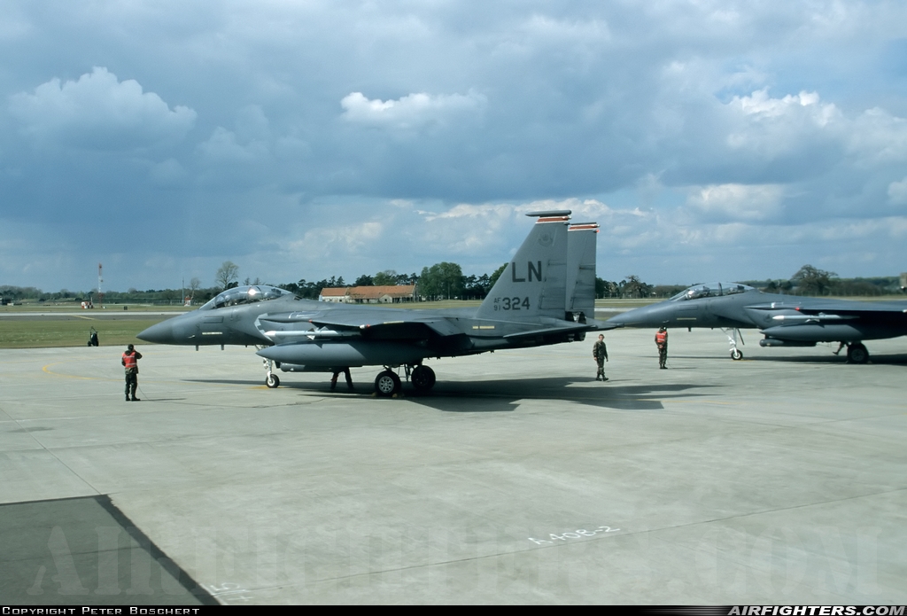 USA - Air Force McDonnell Douglas F-15E Strike Eagle 91-0324 at Lakenheath (LKZ / EGUL), UK