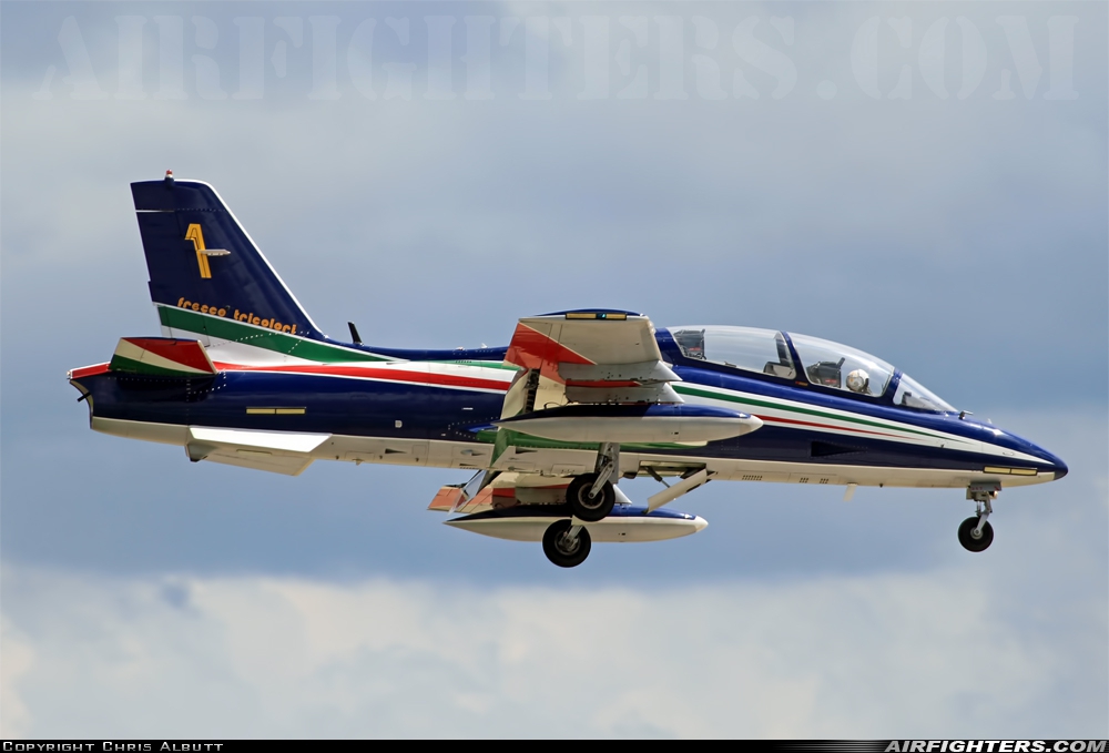 Italy - Air Force Aermacchi MB-339PAN MM54517 at Waddington (WTN / EGXW), UK
