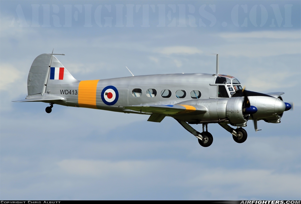 Private Avro 652 Anson T.21 G-VROE at Waddington (WTN / EGXW), UK