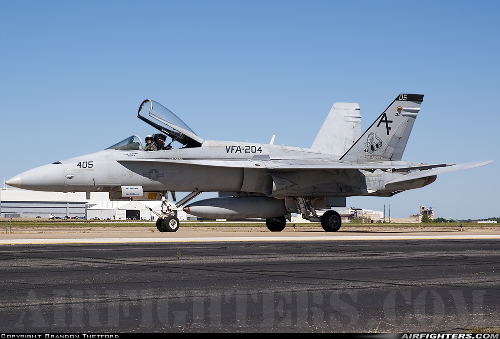 USA - Navy McDonnell Douglas F/A-18A Hornet 162905 at Fort Worth - NAS JRB / Carswell Field (AFB) (NFW / KFWH), USA