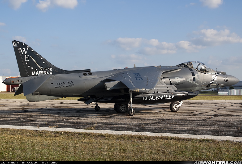 USA - Marines McDonnell Douglas AV-8B+ Harrier ll 165421 at Fort Worth - Meacham Int. (FTW / KFTW), USA