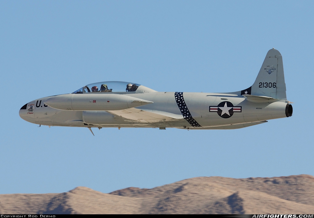 Private Canadair CT-133 Silver Star 3 (T-33AN) N933GC at Las Vegas - Nellis AFB (LSV / KLSV), USA