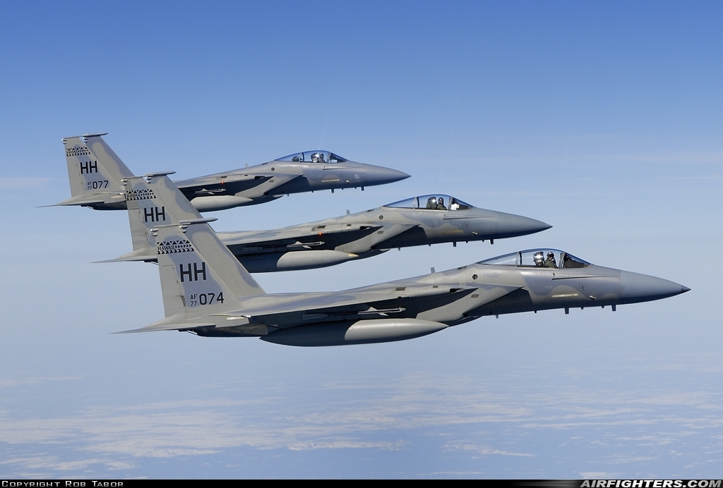 USA - Air Force McDonnell Douglas F-15A Eagle 77-0074 at In Flight, Canada