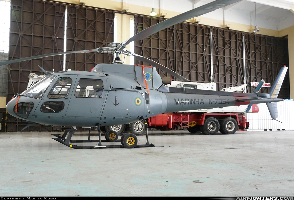 Brazil - Navy Aerospatiale / Helibras UH-12 Esquilo (HB-350BA) N-7054 at El Palomar (PAL / SADP), Argentina