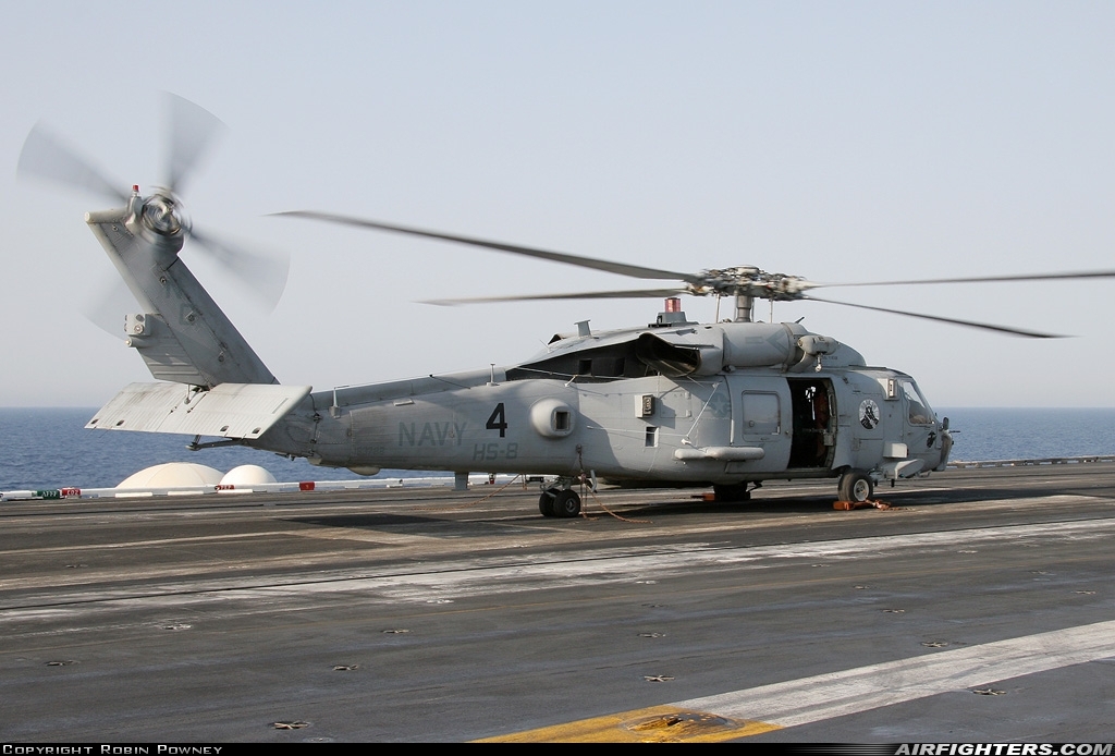 USA - Navy Sikorsky SH-60F Ocean Hawk (S-70B-4) 163788 at Off-Airport - Mediterranean Sea, International Airspace