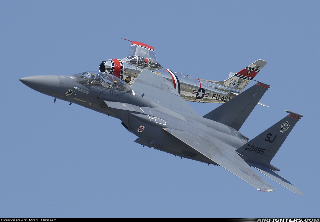 USA - Air Force McDonnell Douglas F-15E Strike Eagle 89-0485 at Cleveland - Burke Lakefront (BKL / KBKL), USA