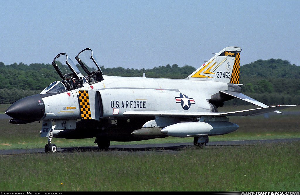 USA - Air Force McDonnell Douglas F-4C Phantom II 63-7453 at Utrecht - Soesterberg (UTC / EHSB), Netherlands