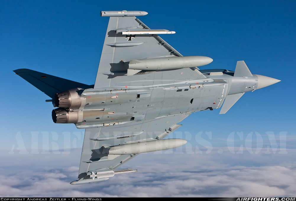 Germany - Air Force Eurofighter EF-2000 Typhoon T 30+77 at In Flight, Germany