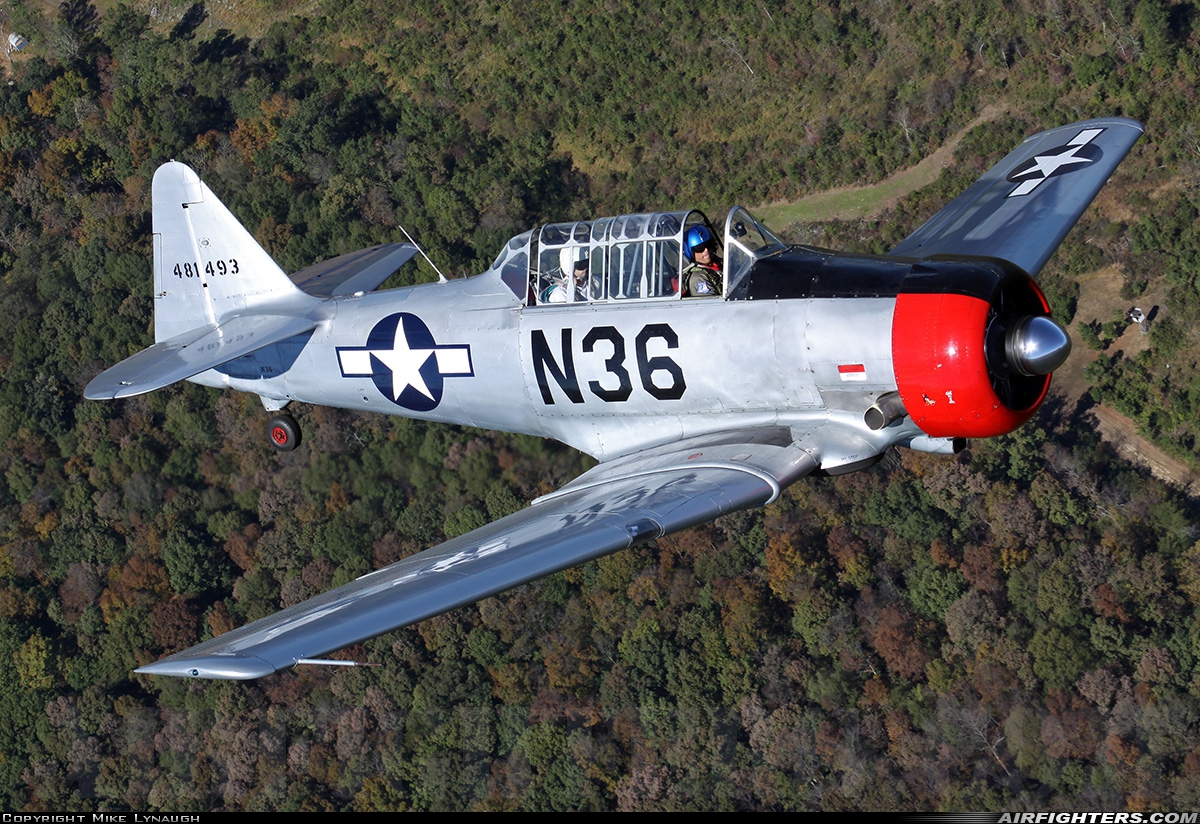Private North American AT-6D Texan N36 at In Flight, USA