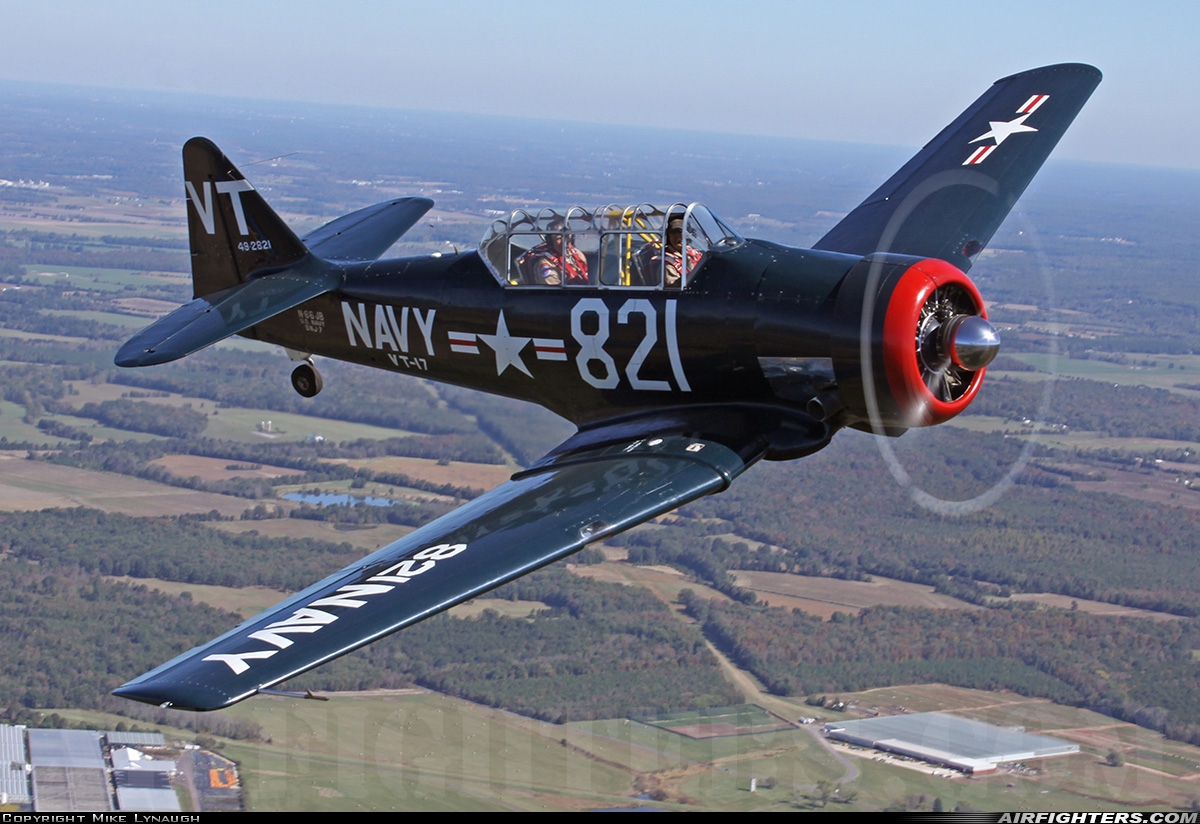 Private North American T-6G Texan N66JB at In Flight, USA