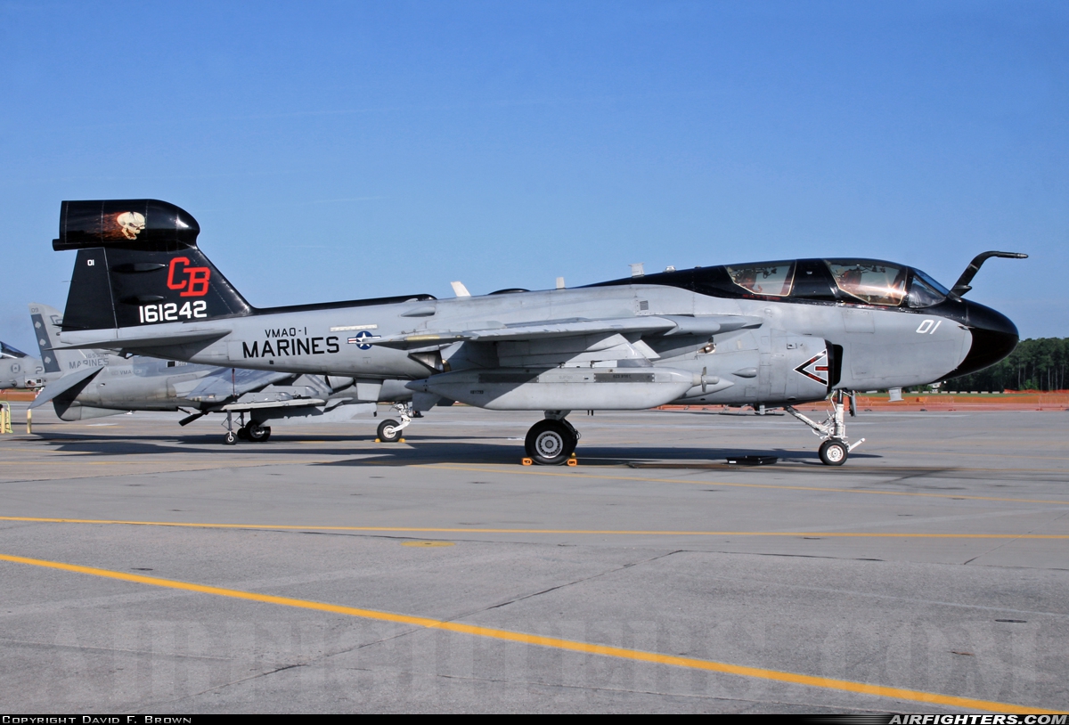 USA - Marines Grumman EA-6B Prowler (G-128) 161242 at Beaufort - Merritt Field (KNBC), USA