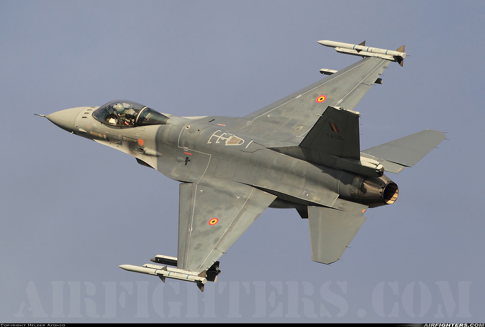 Belgium - Air Force General Dynamics F-16AM Fighting Falcon FA-135 at Monte Real (BA5) (LPMR), Portugal