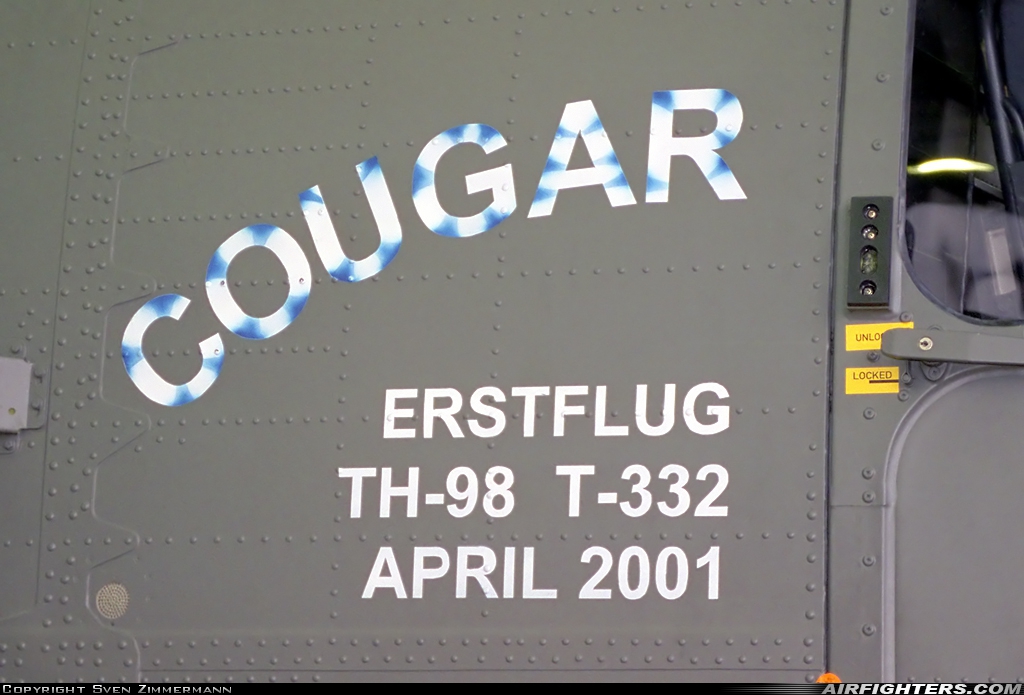 Switzerland - Air Force Aerospatiale AS-532UL Cougar T-332 at Emmen (EML / LSME), Switzerland