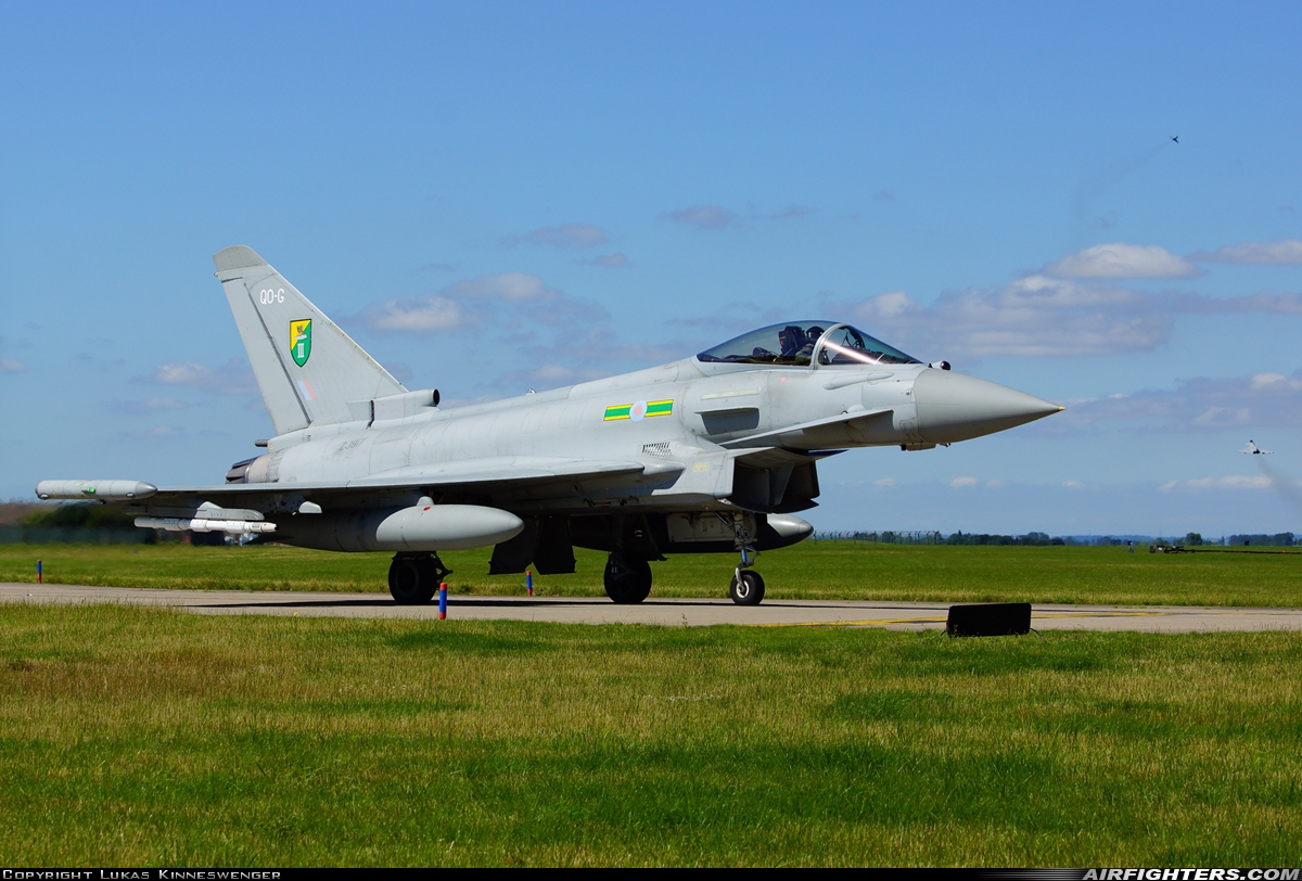 UK - Air Force Eurofighter Typhoon FGR4 ZJ917 at Coningsby (EGXC), UK