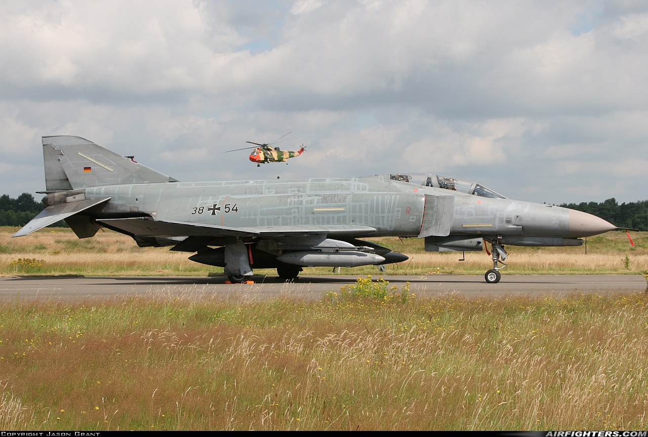 Germany - Air Force McDonnell Douglas F-4F Phantom II 38+54 at Kleine Brogel (EBBL), Belgium
