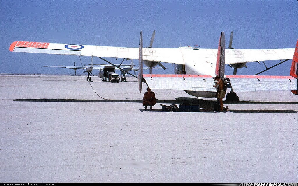 UK - Air Force Scottish Aviation Twin Pioneer CC1 (Srs1)  at Sharjah - Al Mahatah, United Arab Emirates