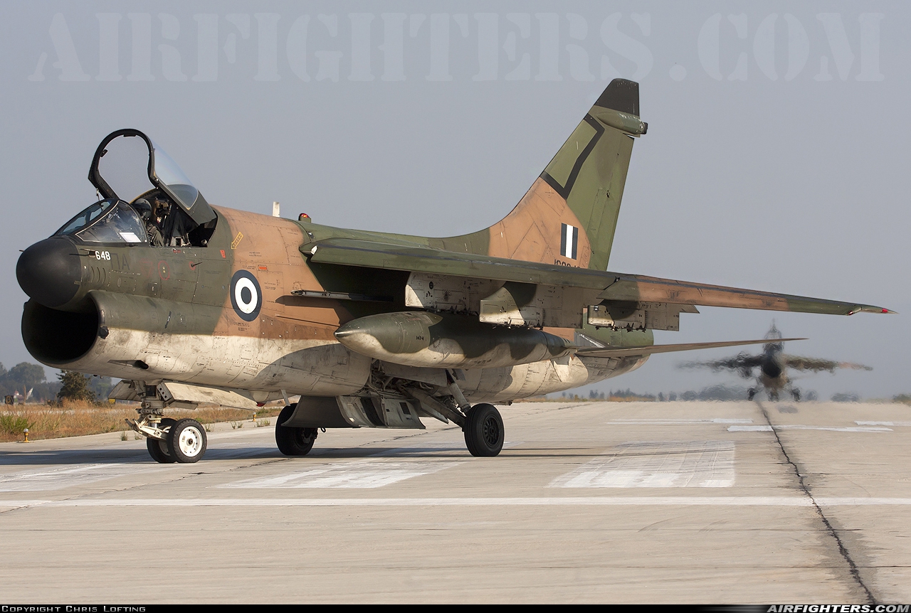 Greece - Air Force LTV Aerospace A-7E Corsair II 160648 at Araxos (GPA / LGRX), Greece