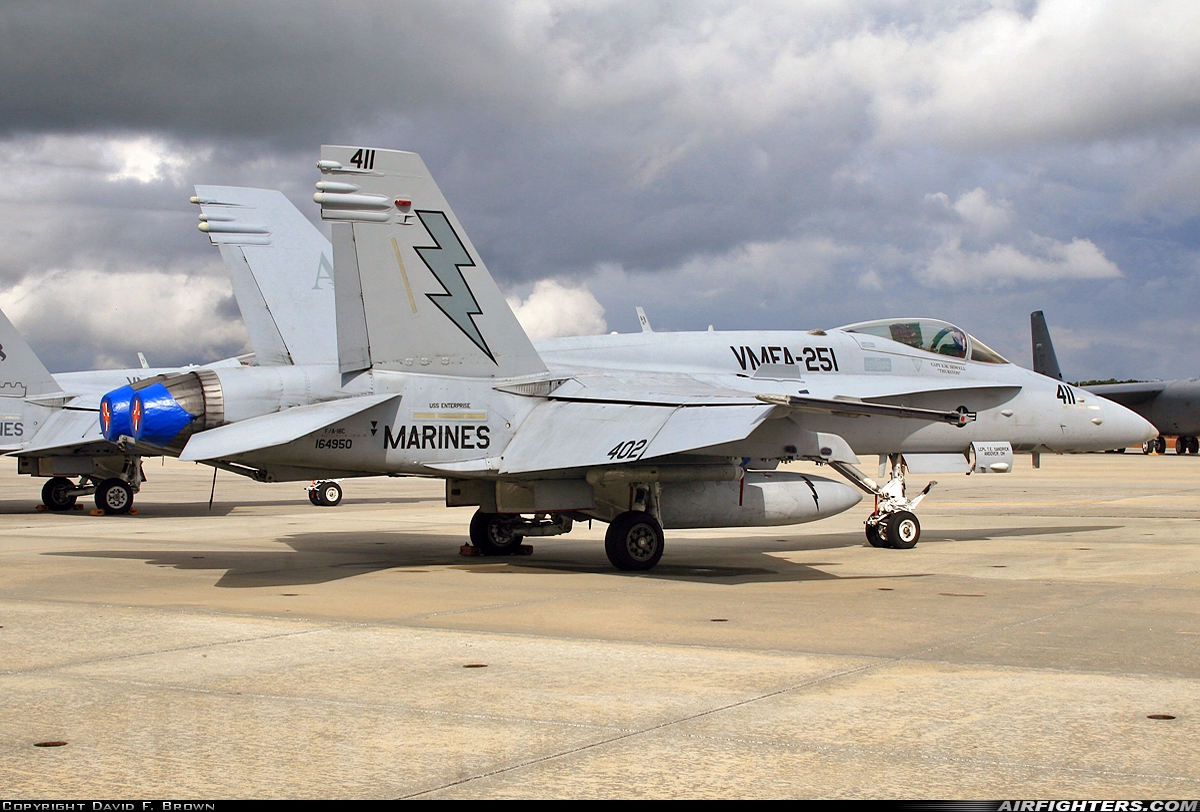 USA - Marines McDonnell Douglas F/A-18C Hornet 164950 at Beaufort - Merritt Field (KNBC), USA