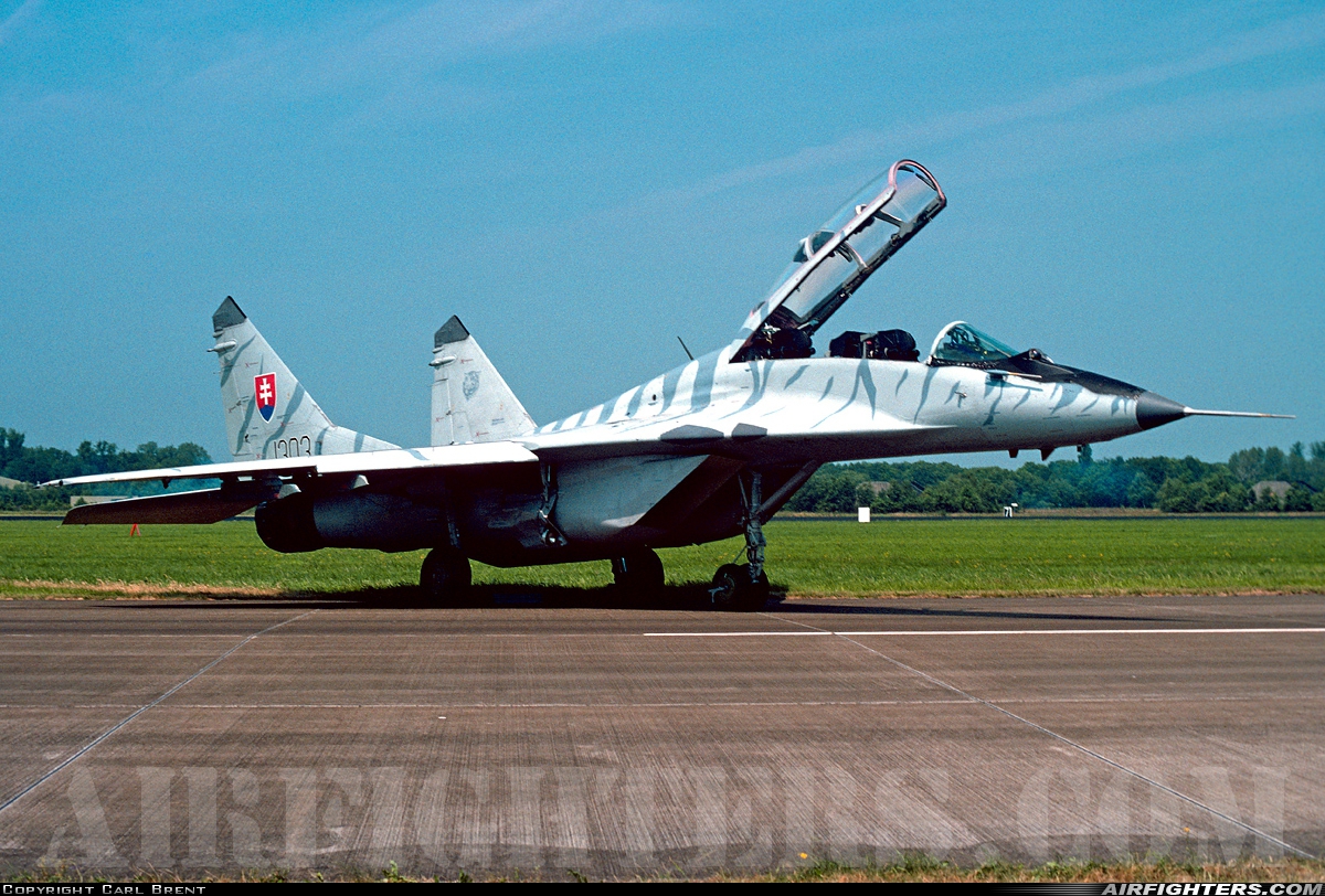 Slovakia - Air Force Mikoyan-Gurevich MiG-29UBS (9.51) 1303 at Uden - Volkel (UDE / EHVK), Netherlands